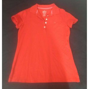 Women's Izod Polo Bright Red Small Stretch